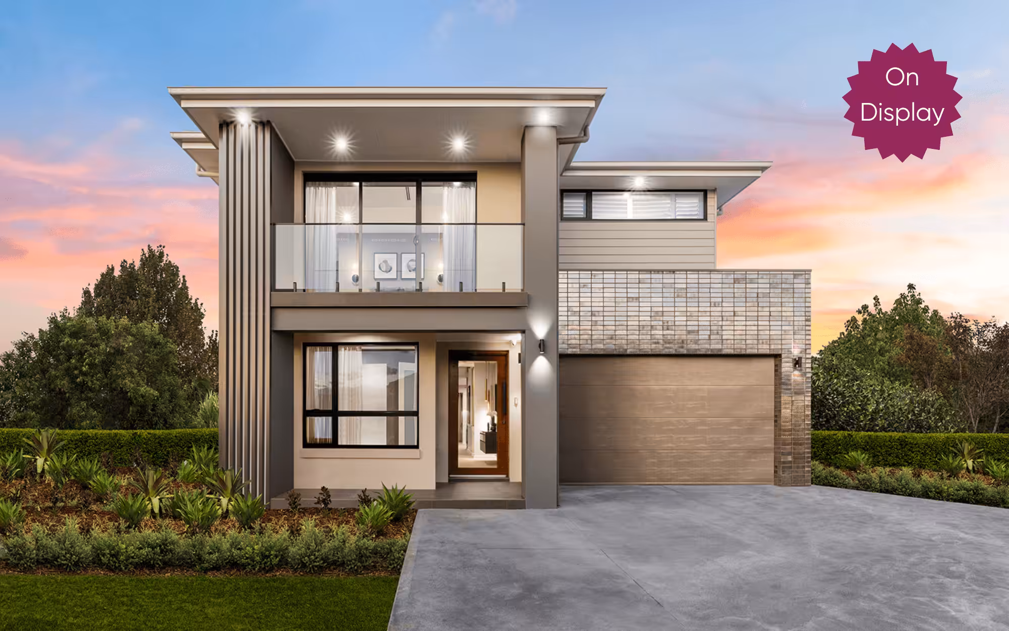 Ivy display home front