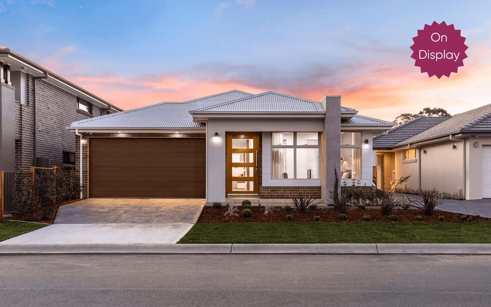 Avoca display home front