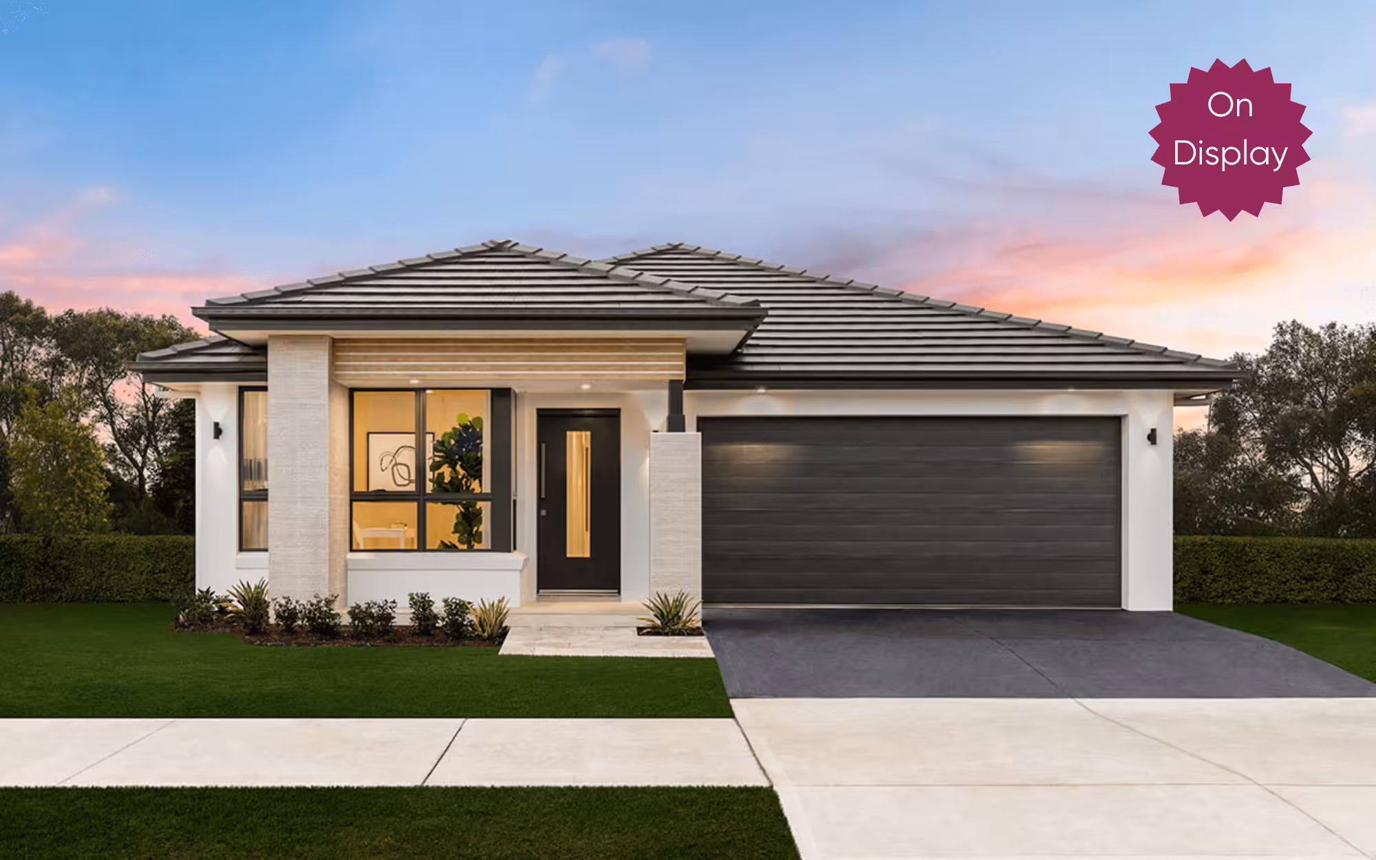 Roseland display home front