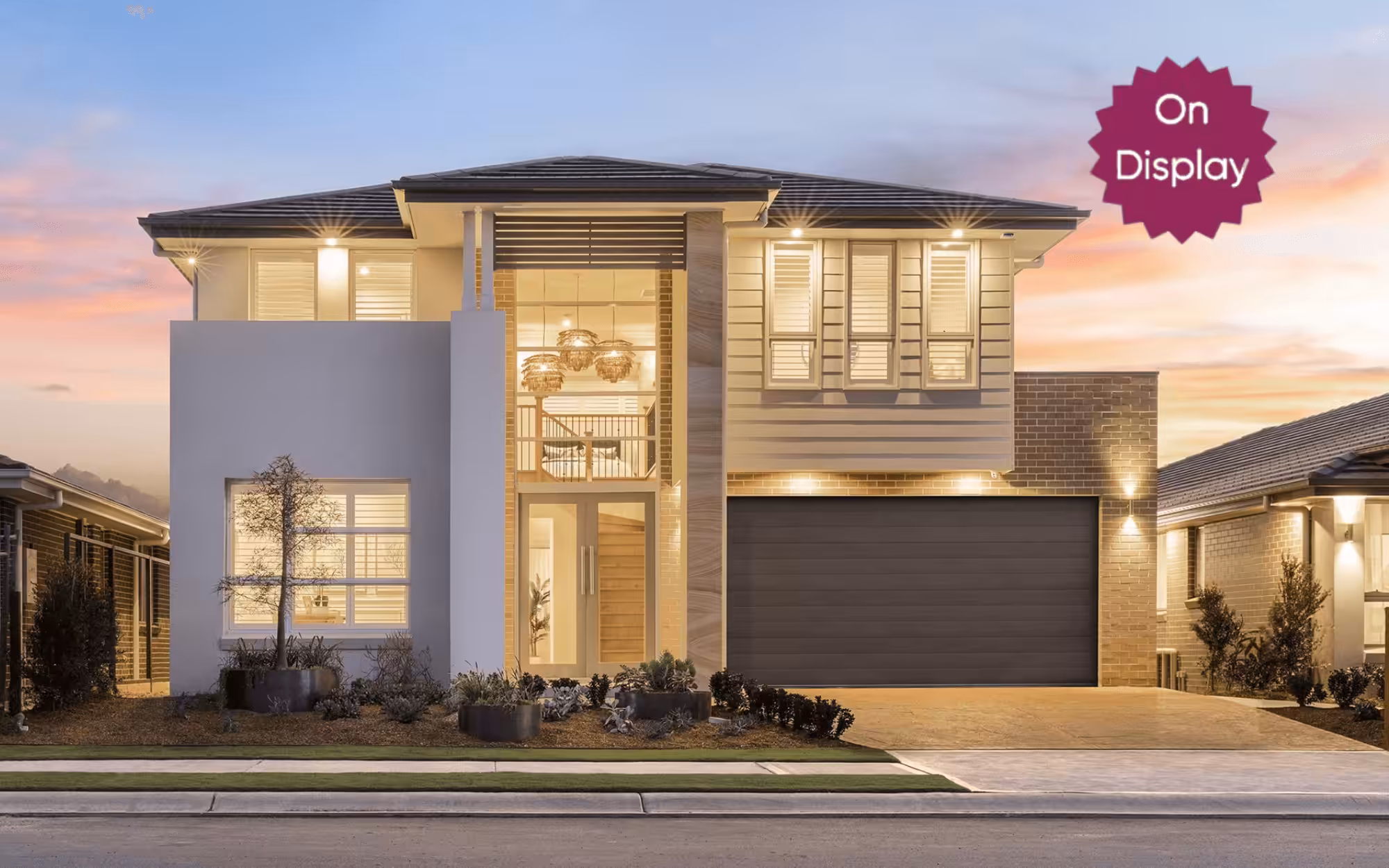 Aura single storey facade