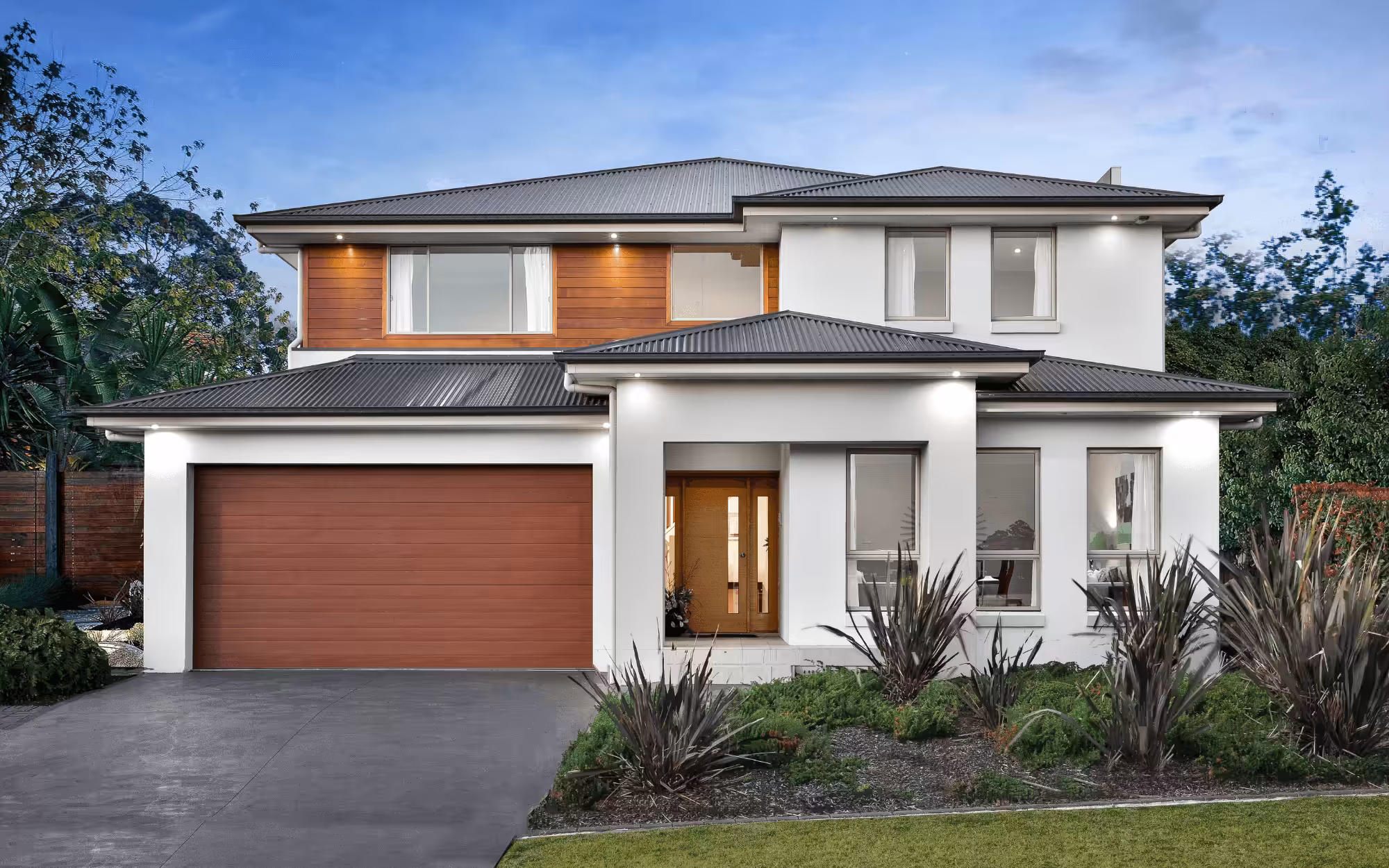 Aura single storey facade